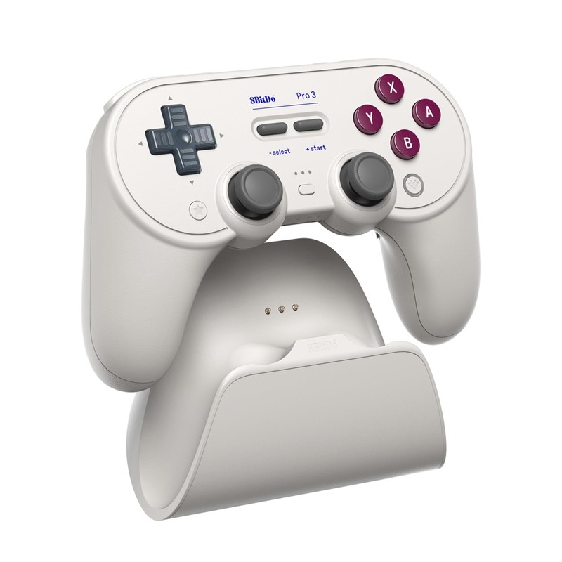 8BitDo Pro 3 Bluetooth Controller for Switch/Switch2,Windows,Apple,SteamOS,Android, TMR Joysticks, Swappable