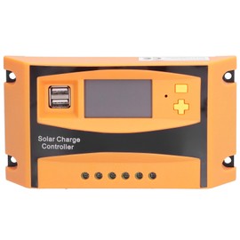 12V/24V Solar Charge Controller Solar Charge Discharge Regulator Waterproof Photovoltaic Controller20A