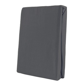 Leonado Vicenti Classic Fitted Sheet, 100% Jersey Cotton, in Many Colours and Sizes, Dimensions: 90 x 200 cm - 100 x 200 cm, Colour: Anthracite