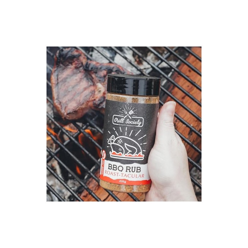 Grill Society Roast-tacular BBQ Rub, 235g – Ideal for Lamb,