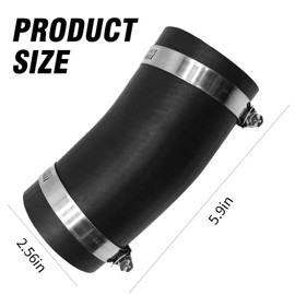 Hoypeyfiy Intercooler Manifold Pipe Repair Hose Replacement for Land Rover Freelander Mk2 2.2 LR000927 LR002589 LR066429 LR066429G