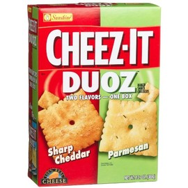 Cheez-It Duoz Sharp Cheddar and Parmesan Baked Snack Crackers
