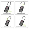 MAEZOE 4 Pack TSA Approved Luggage Locks, Combination Travel Cable