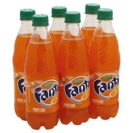 Fanta Orange Soda 16.9 oz, 24 units