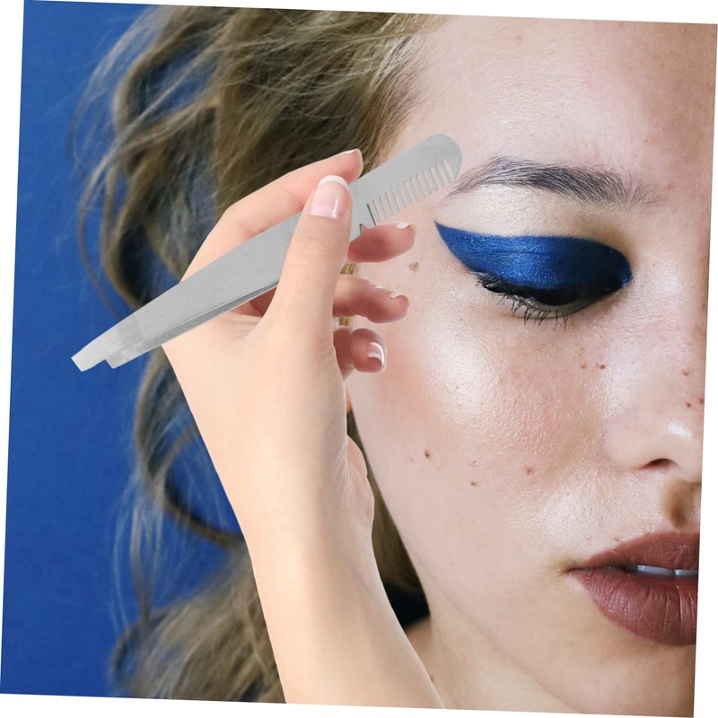 Ipetboom 4pcs Professional Eyebrow Tweezers Precision Stainless Steel Facial Hair