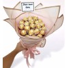 Ferrero Rocher Pink Bouquet. Elegant Bouquet. Chocolate Bouquet.