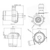 DC Brushless Electric Pump Ultra Quiet Submersible Water Pump 8