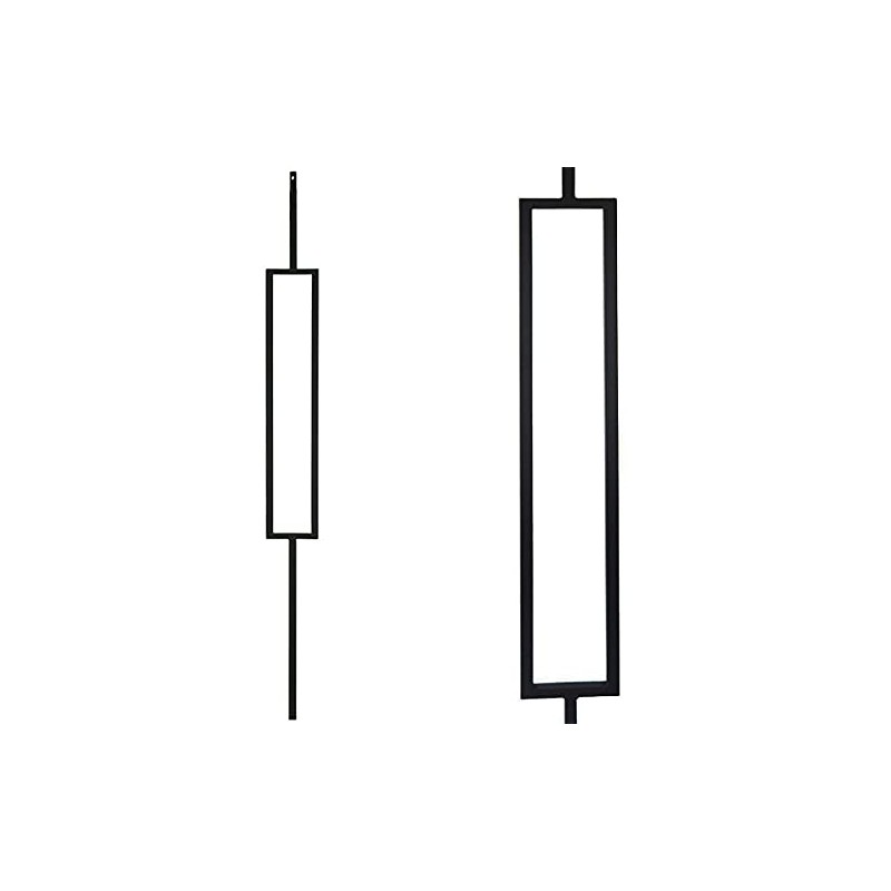 Iron Staircase/Railing Baluster - Rectangle 1/2inch Bar (Set of 5)