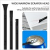 9 Pieces Plastic Scraper Tool for Tight Spaces, Non-Scratch Kitchen