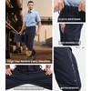 Kecols Men's Work Pants - Technical Workwear, Water Resistant, Lightweight,