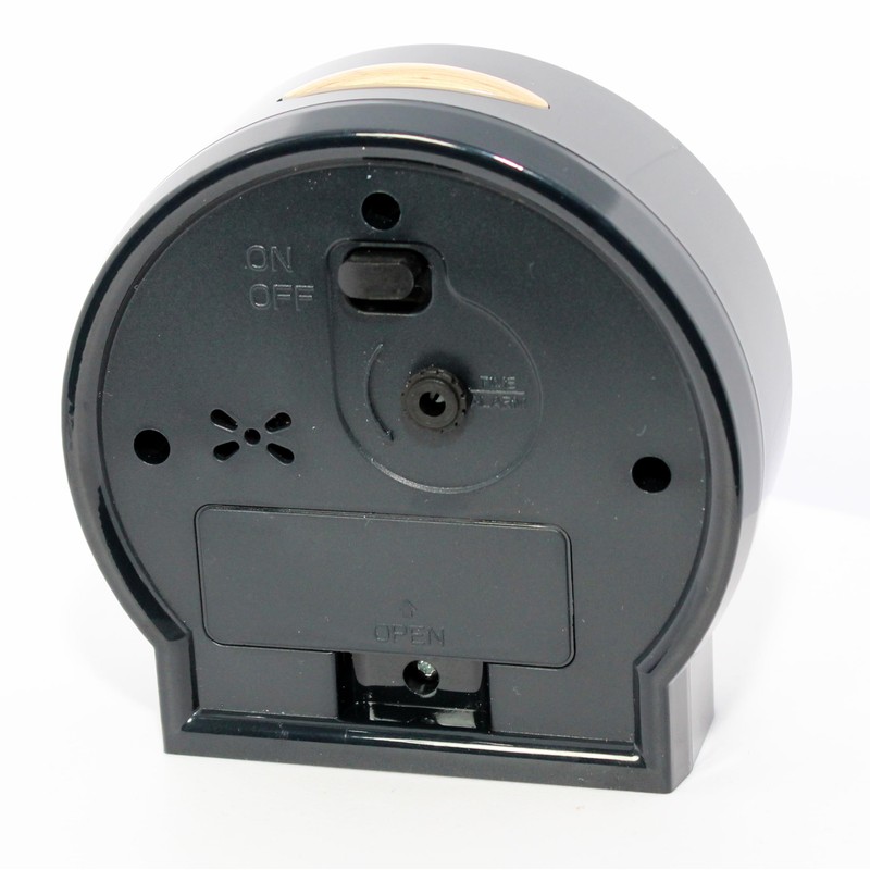 Alarm clock without ticking, quiet with light, snooze, quartz, analogue,