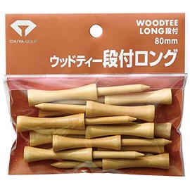 DAIYA TE-462 Golf Tee, Long with Wood Tee, Step
