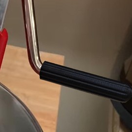 PIAOLGYI - Accesorio de mango para mezcladores de soporte Kitchenaid, accesorio de ayuda de cocina, accesorios compatibles con Pro 5 Plus (negro)