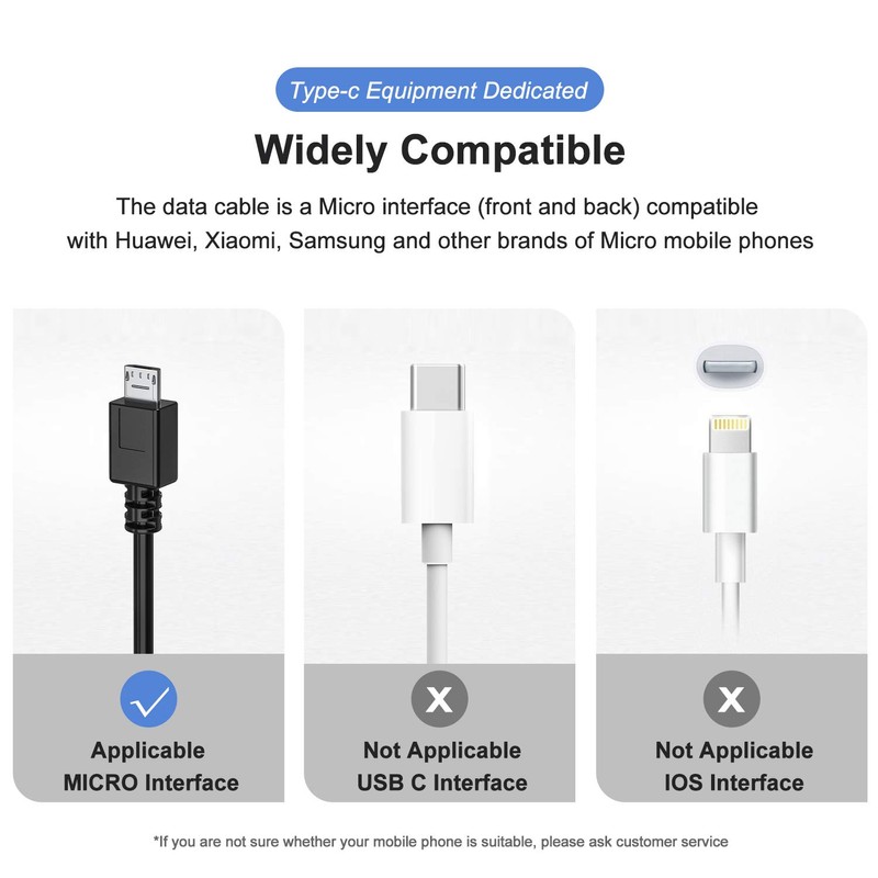 Ancable Micro USB Power Cable - 3-Feet for Roku Express,
