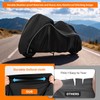 Trike Cover Waterproof Outdoor 3 Wheel Motorcycle Cover