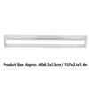 304 Stainless Steel Towel Bar 40cm Washcloth Self Adhesive Rectangular