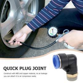 iplusmile 1set Air Hose Fitting Assortment Quick Connect Couplers for Pressure Washers Air Compressors for Pneumatic Automation Systems