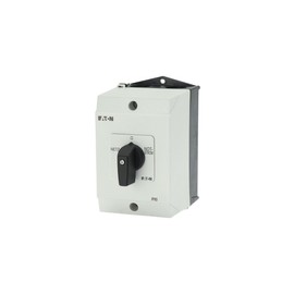 Eaton 218985 Switchover Switch, Contacts: 8, 20 A, Front Plate: Mains 0 Emergency Current, 45 Degrees, Locking, Assembly