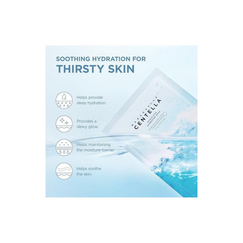 SKIN1004 Madagascar Centella Hyalu-Cica Hydrating Mask 23ml x 5ea