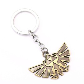 FEIDIAO Link Keyring Metal Sign Enamel Zlda Keychain Zlda Shield Sign Keychain
