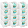 12pk White Cupcake Boxes Single | 9x9x9cm Single Cupcake Boxes