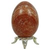 Harmonize Peach Jasper Stone Carved Egg Natural Bell Chakra Reiki