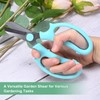 M METERXITY Garden Flower Scissor, 18cm Stainless Steel Floral Shear,
