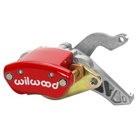 Wilwood 120-12070-RD MC4 Caliper-Left-Hand, Red with Logo 1.19" Piston, .81" Disc