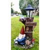 GARDENGREETERS Solar GNOME Statue Solar GNOME Figurine