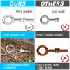 M10 Shoulder Eye Bolts 2.75"X3/8" Premium Stainless Steel with 2