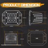 Flush Mount LED Pods, Niking Auto 2Pcs 80W 5 Inch