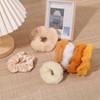 7-Piece Velvet Solid Elastic Hair Ties, Gentle Style Scrunchies for