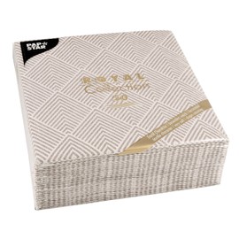 Papstar Napkins Tissue Basket 7.8 x 20 x 20 cm brown