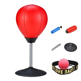 HPAMR Boxing Vent Ball, Desktop Punching Ball Work Vent Psychological Catharsis Ball Pressure Ball Bag Desktop Boxing Bag Big Sucker Boxing Speed Ball, Fitness Supplies Stress Relief Tool for Office