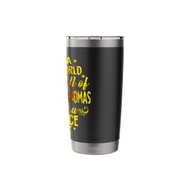 In a world full of grandmas be Cece Sunflower Grandma Stainless Steel Insulated Tumbler
