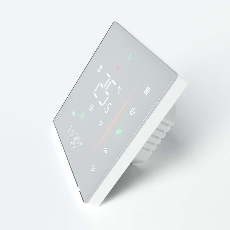 Boiler Heating Thermostat PC ABS 5A Wall Mounted WIFI Programmable