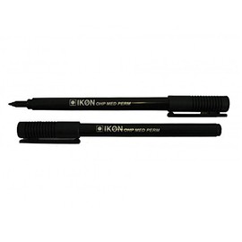 Hainenko Value Medium Permanent Pen for Overhead Projector Sheet - Black (Pack of 10)