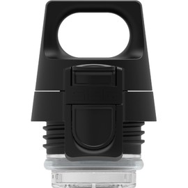 Sigg Hot & Cold ONE Top Black Screw Cap (0.3 & 0.5 L), Spare Cap Thermos and ONE, Leak-Proof Bottle Cap