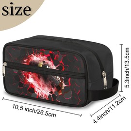ADTASU 3D Rugby Hanging Kids Dopp Kit Boys Toiletry Travel Bag Waterproof Kids Shower Bag Hanging Wash Bag Cosmetic Bag for Travel Essential
