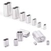 100pcs 1.2mm Aluminum Sleeves Crimping Loop Sleeve Double Ferrules Type