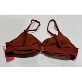 Xhilaration Bikini Top Hibiscus Red Size M (NWT)