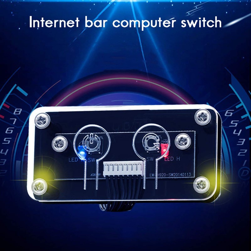 Wobekuy Desktop Computer Switch - External Power Switch with Restart