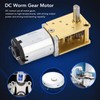 Gear Motor DC 6V Single Shaft Turbo Worm Motor Speed