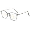 KOOSUFA Mode Runde Gleitsichtbrille Progressive Multifokus Anti-Blaulicht Lesebrille Damen Herren