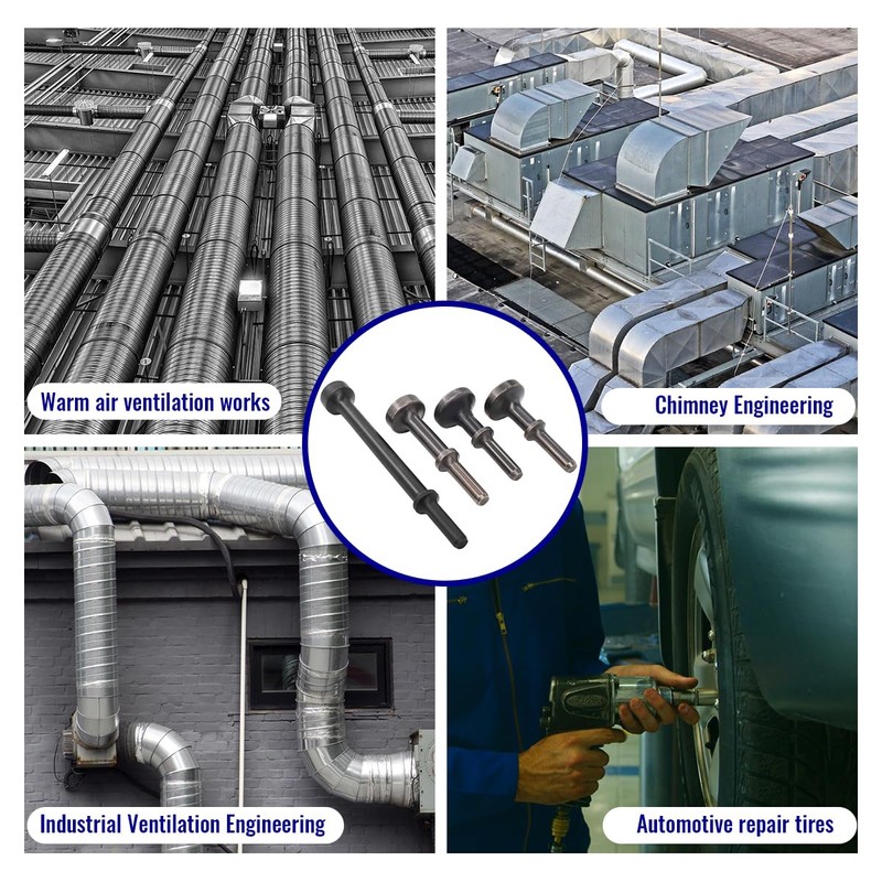 Smoothing Air Hammer Bits, 5 Pcs Air Hammer Tools Kit