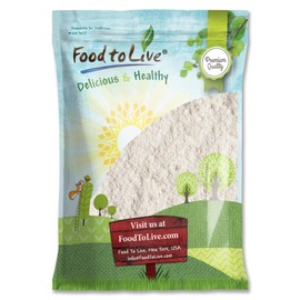 Food to Live Gluten-Free Organic White Sorghum Flour, 8 Pounds – Non-GMO Whole Grains, Finely Ground, Pure, Raw. Good Source of Protein and Fiber. Great for Baking. Vegan, Kosher, Bulk