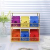 REDHUGO Glass Tea Bag Organizer for Counter, 2-Tier TeaBag Organizer