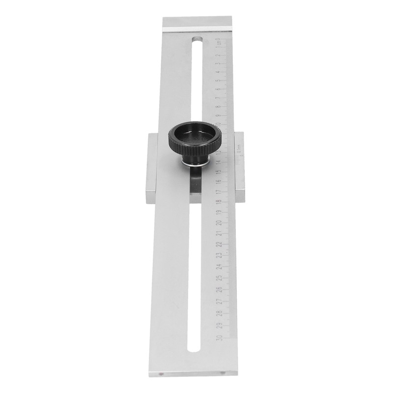 Hole Scribing Ruler 0300mm Woodworking Scribe CrossedOut Tool Carpentry Marker