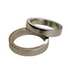 Living Ideas Solid Brass Silver Plated Round Paperweight Set of