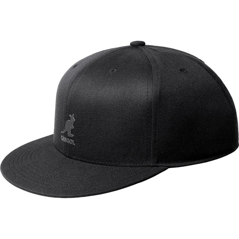 Kangol Flexfit Flat Peak Baseball - Black/XXL